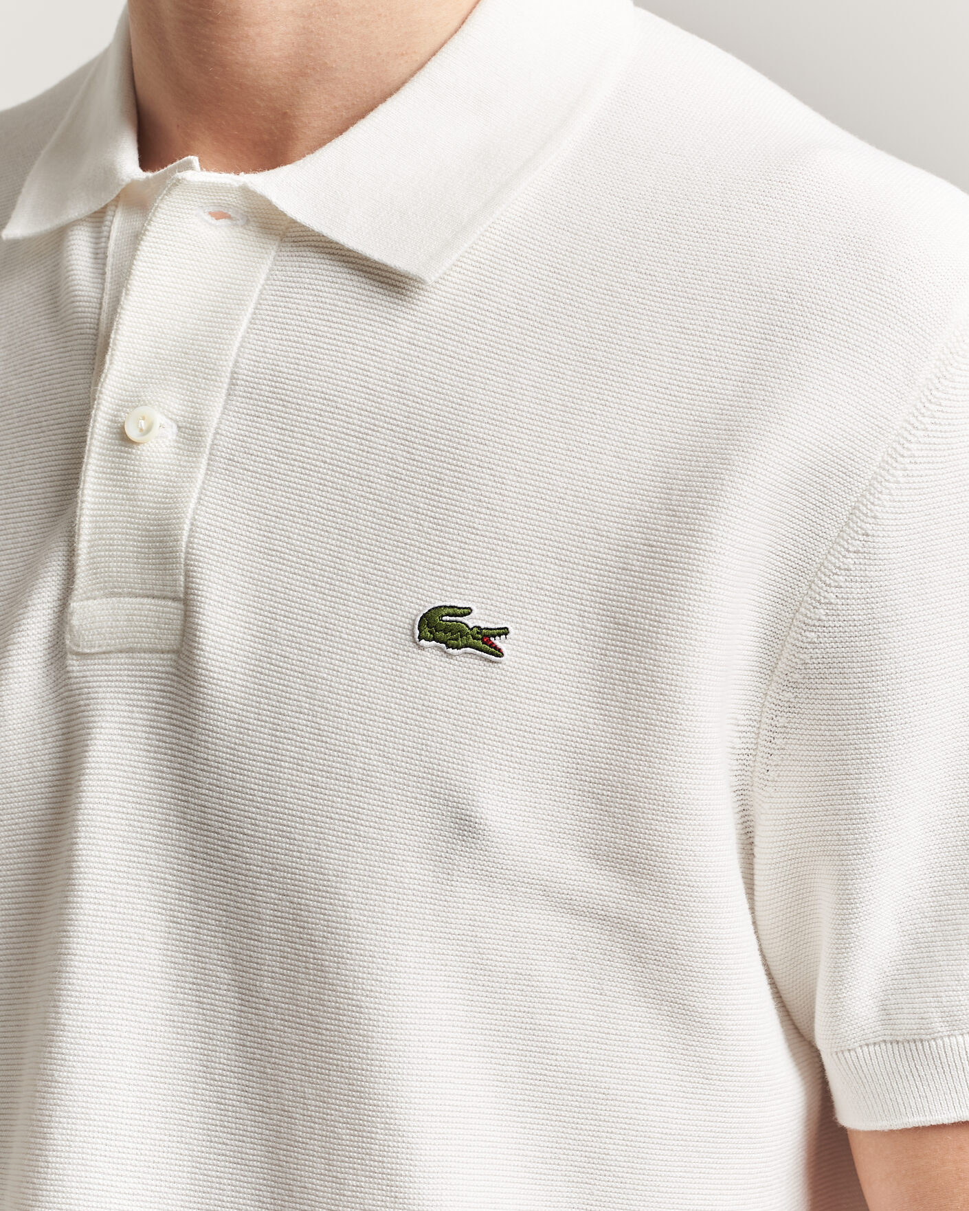 Hombres | Polos | Lacoste | Cotton Knitted Polo Flour