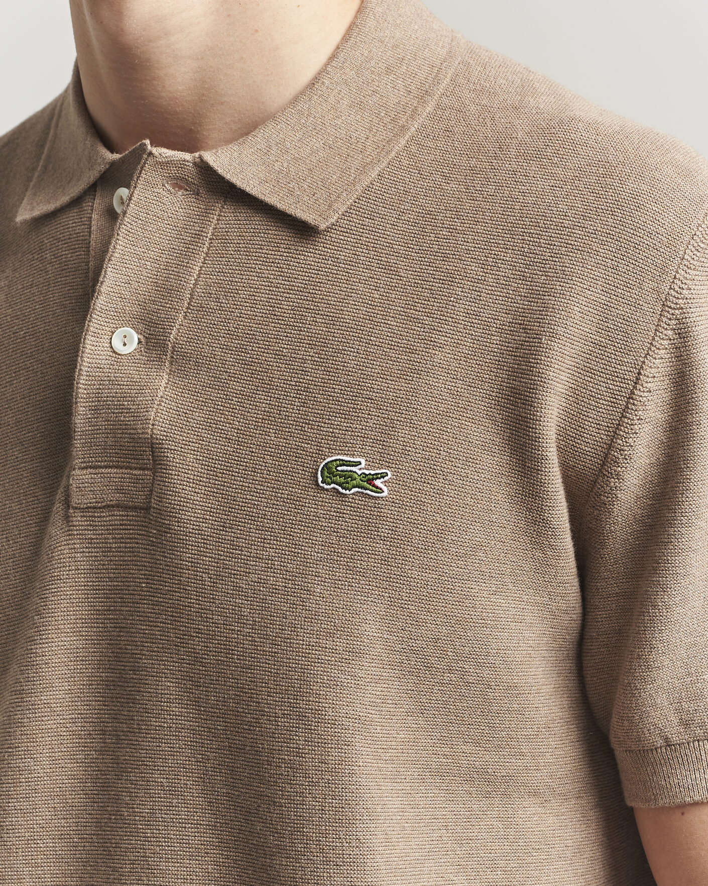 Hombres | Polos | Lacoste | Cotton Knitted Polo Viennois Heather