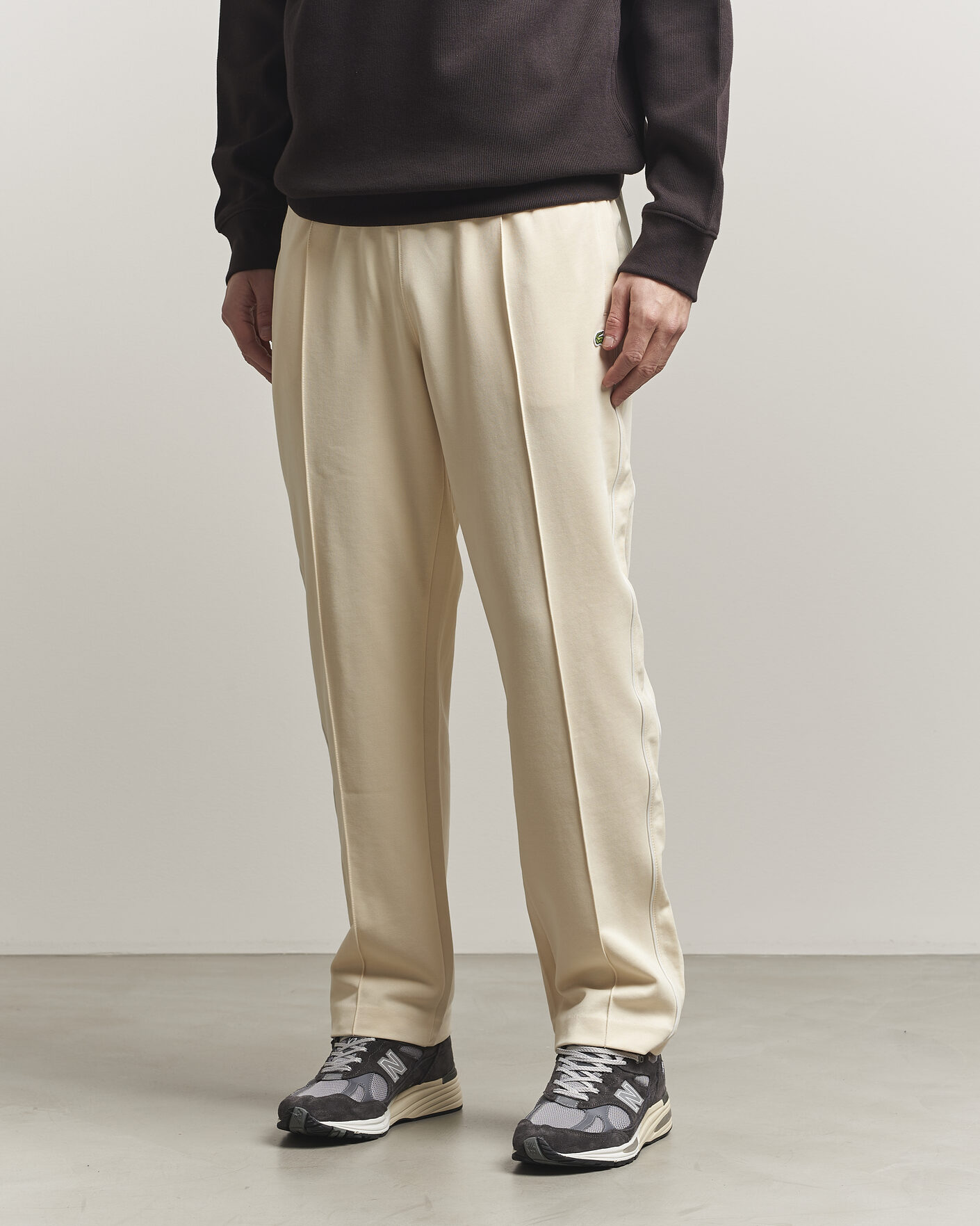 Hombres | Pantalones | Lacoste | Piqué Track Pants Naturel Clair