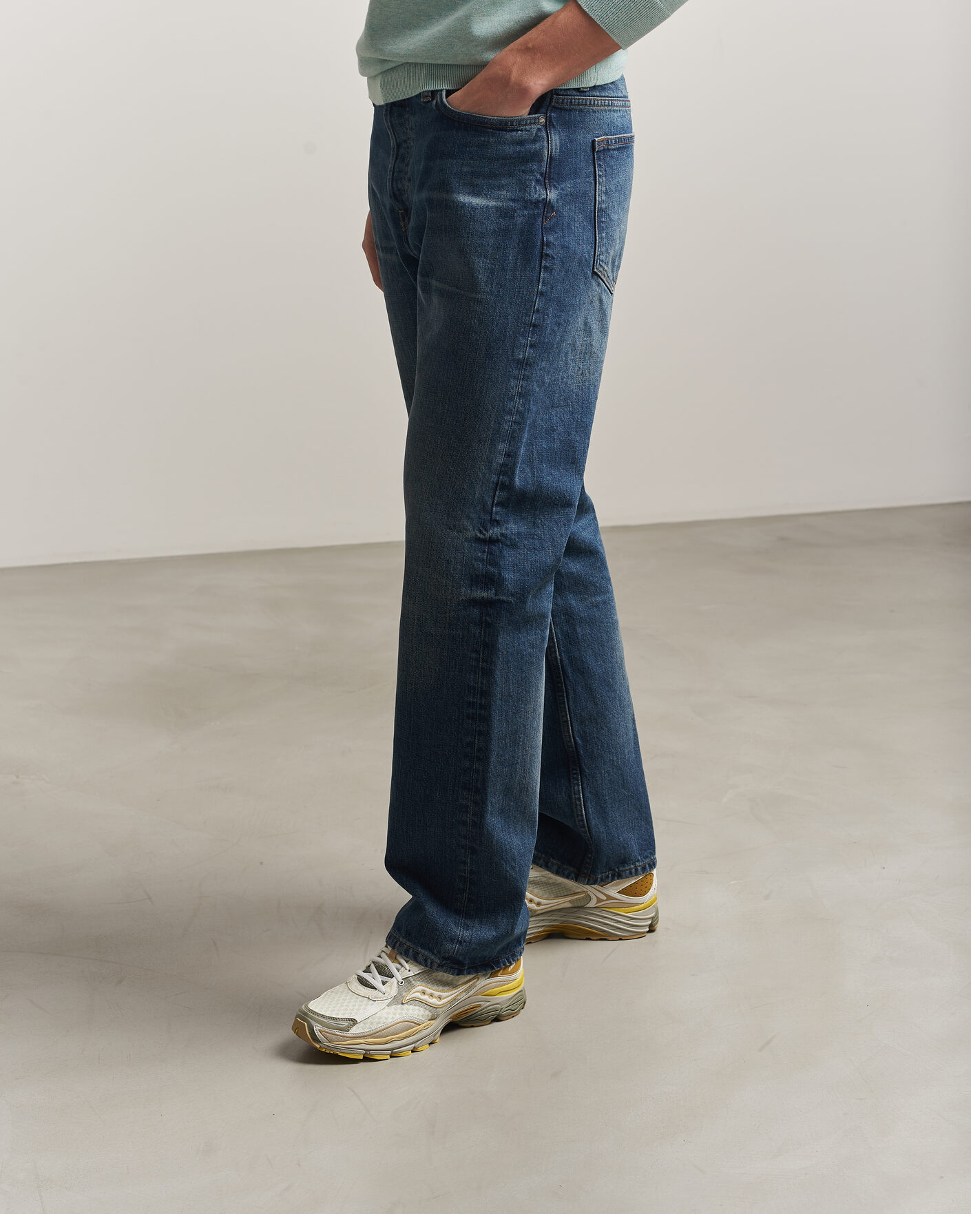 Hombres | Zapatillas | Saucony | Progrid Omni 9 Ripstop Running Sneaker Ivory/Moss