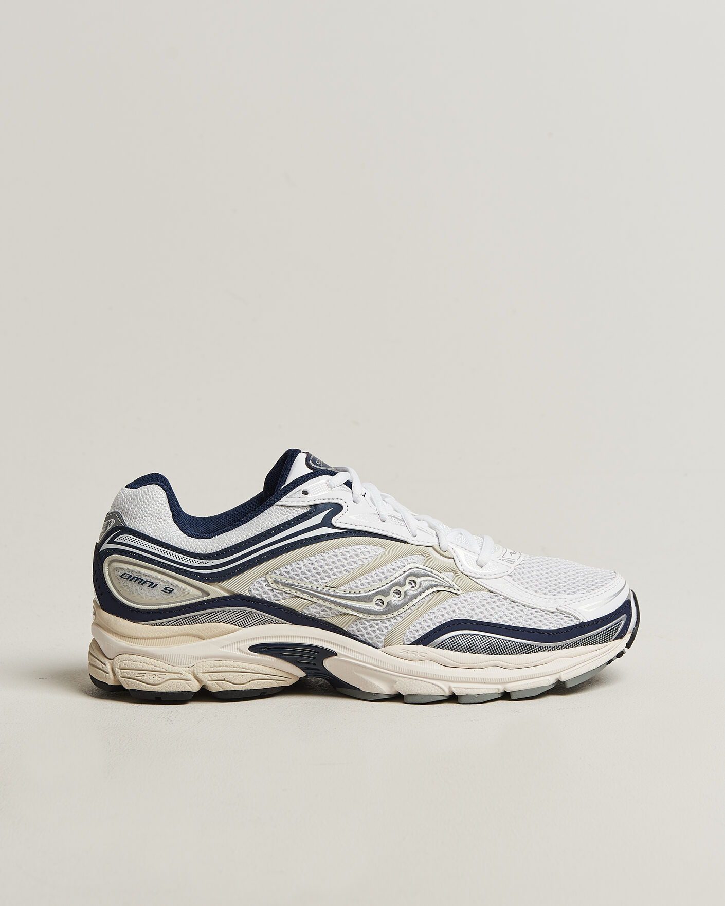 Hombres | Zapatillas | Saucony | Progrid Omni 9 Running Sneaker White/Navy