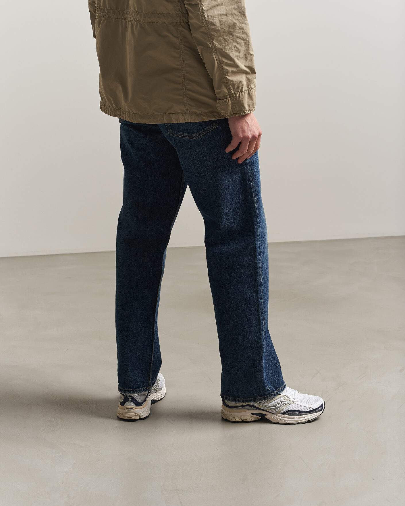 Hombres | Zapatillas | Saucony | Progrid Omni 9 Running Sneaker White/Navy