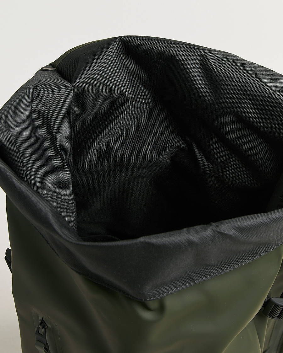 Hombres | Bolsos | RAINS | Rolltop Large Rucksack Green