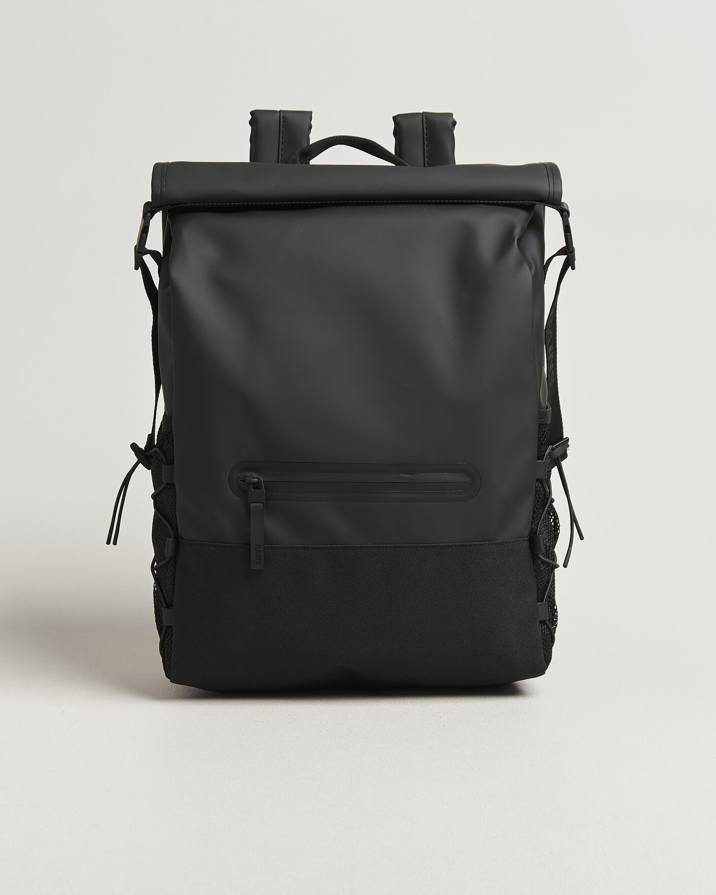 Hombres | Bolsos | RAINS | Trail Mountaineer Rolltop Backpack Black