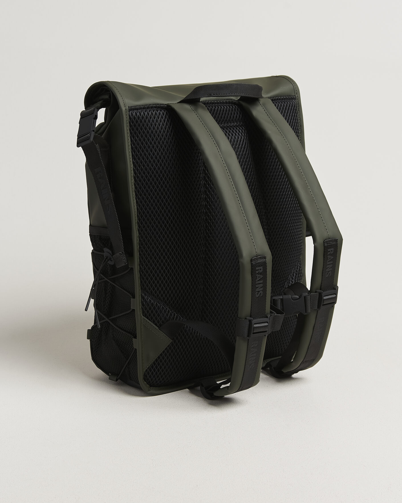 Hombres | Bolsos | RAINS | Trail Mountaineer Rolltop Backpack Green