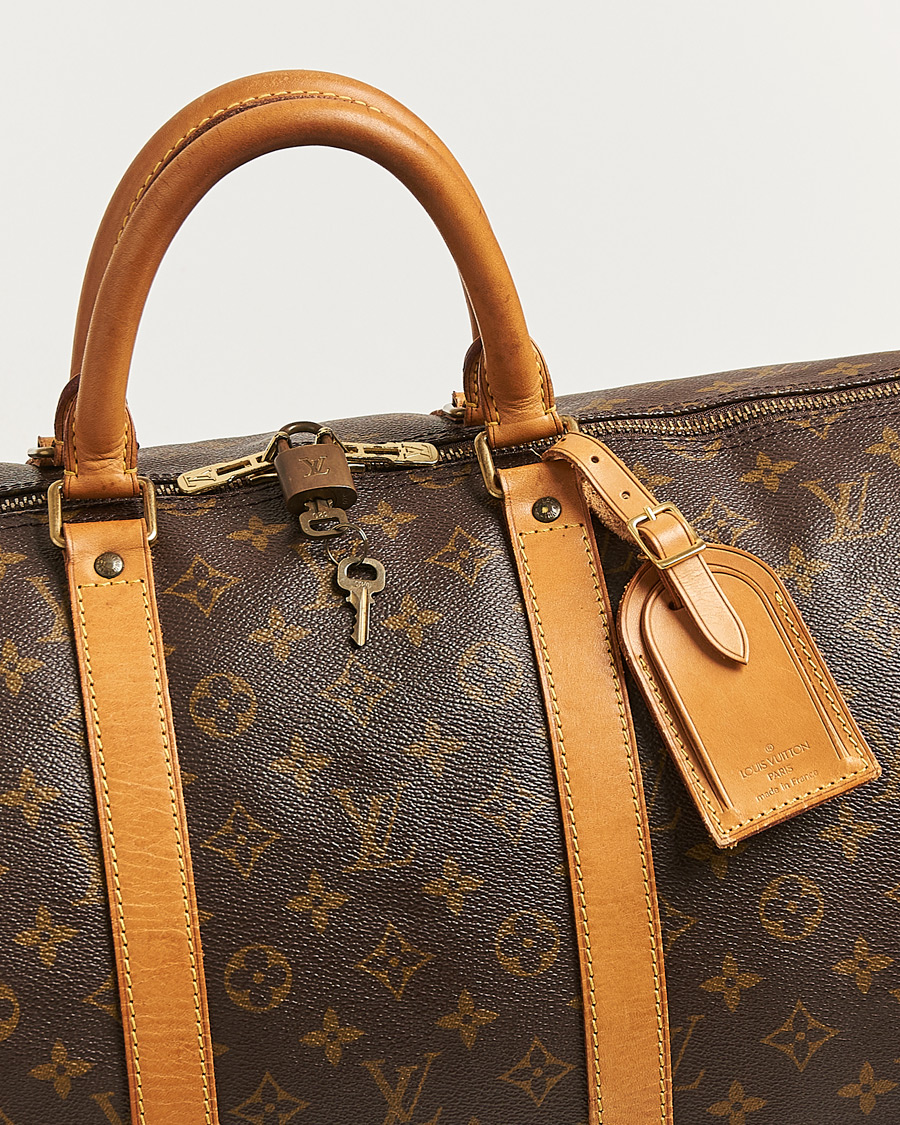 Hombres | Pre-Owned & Vintage Bags | Louis Vuitton Pre-Owned | Keepall Bandouliére 55 Monogram