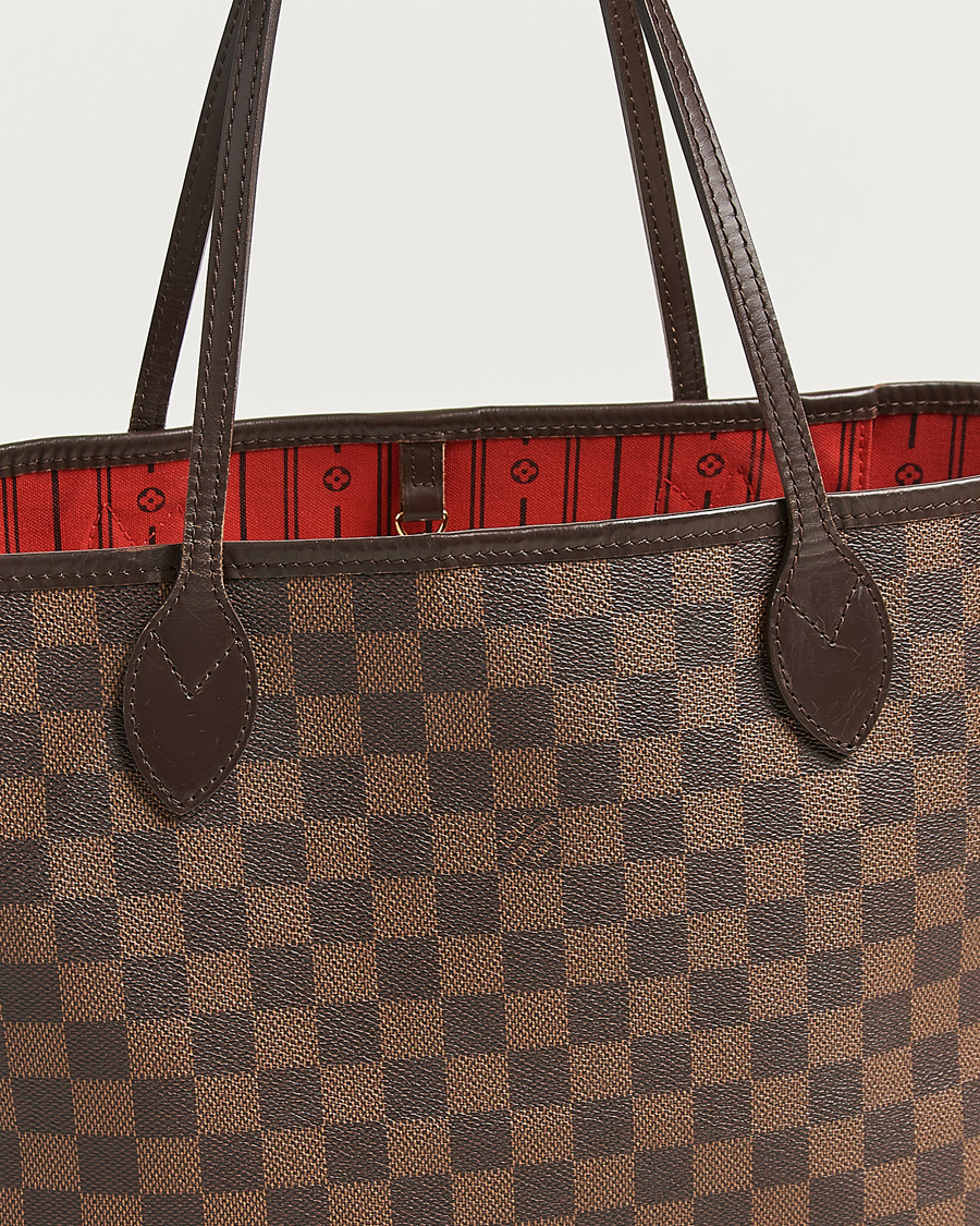 Hombres | Pre-Owned & Vintage Bags | Louis Vuitton Pre-Owned | Neverfull MM Damier Ebene