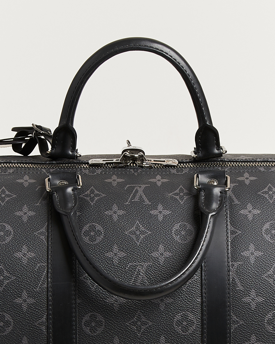 Hombres | Louis Vuitton Pre-Owned Keepall Bandouliére 55 Monogram Eclipse | Louis Vuitton Pre-Owned | Keepall Bandouliére 55 Monogram Eclipse
