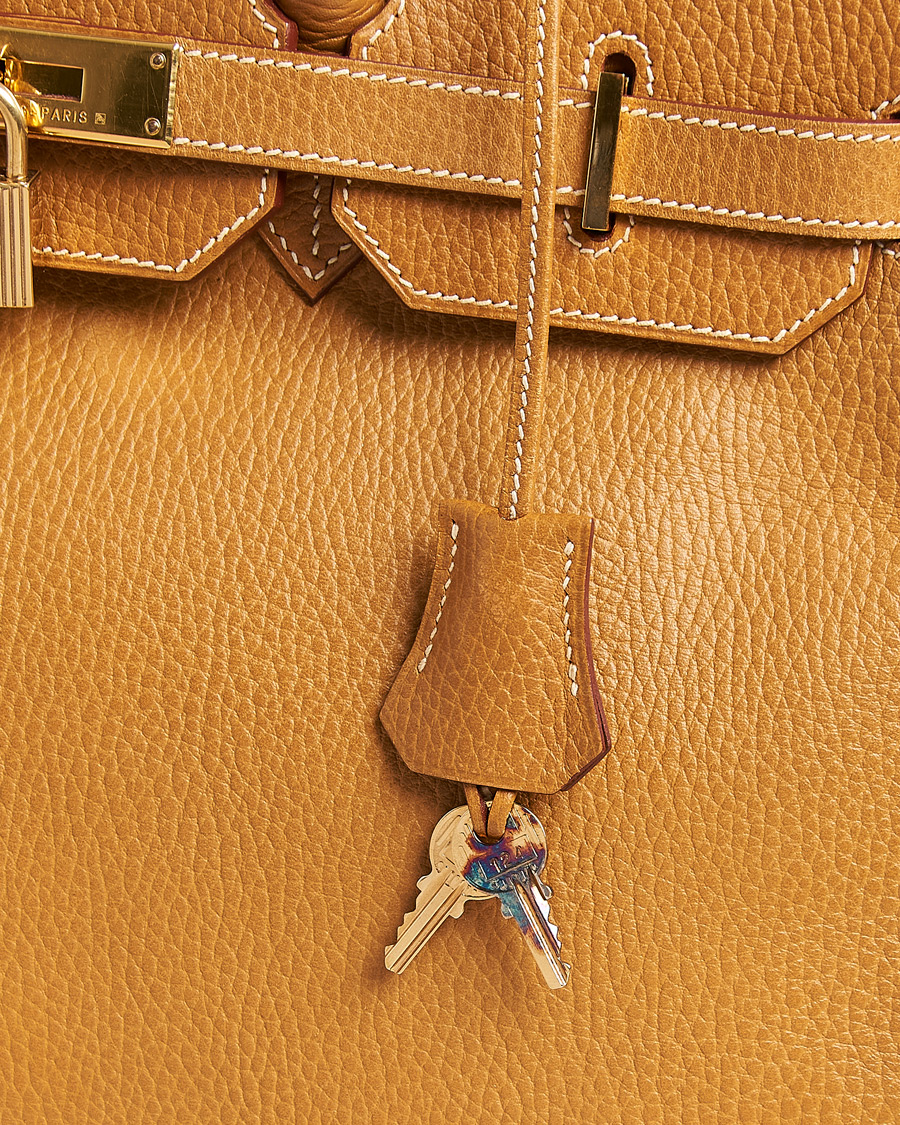 Hombres | Pre-Owned & Vintage Bags | Hermès Pre-Owned | Birkin 35 Ardennes Gold