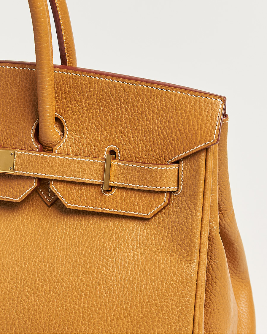 Hombres | Pre-Owned & Vintage Bags | Hermès Pre-Owned | Birkin 35 Ardennes Gold