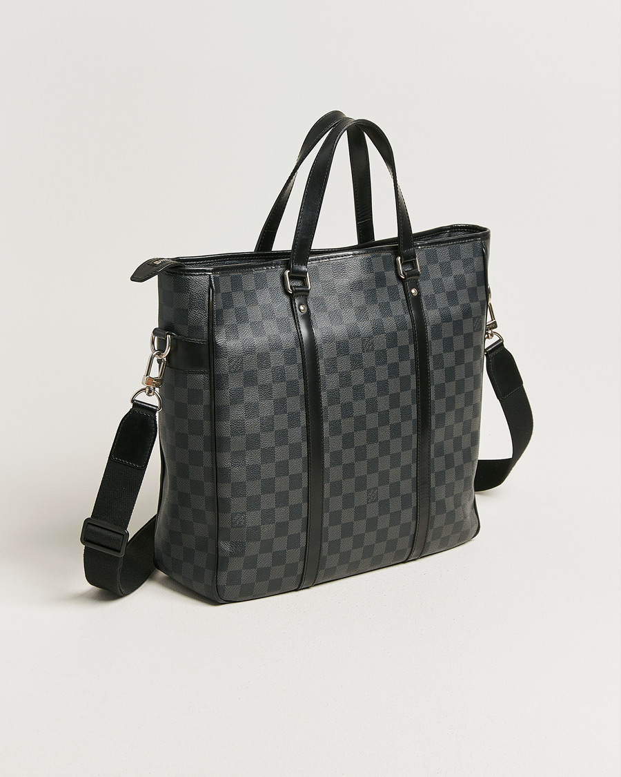 Hombres | Pre-Owned & Vintage Bags | Louis Vuitton Pre-Owned | Tadao Tote Bag Damier Graphite