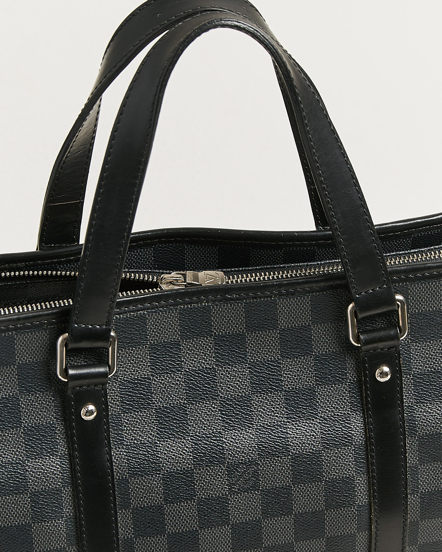 Hombres | Pre-Owned & Vintage Bags | Louis Vuitton Pre-Owned | Tadao Tote Bag Damier Graphite