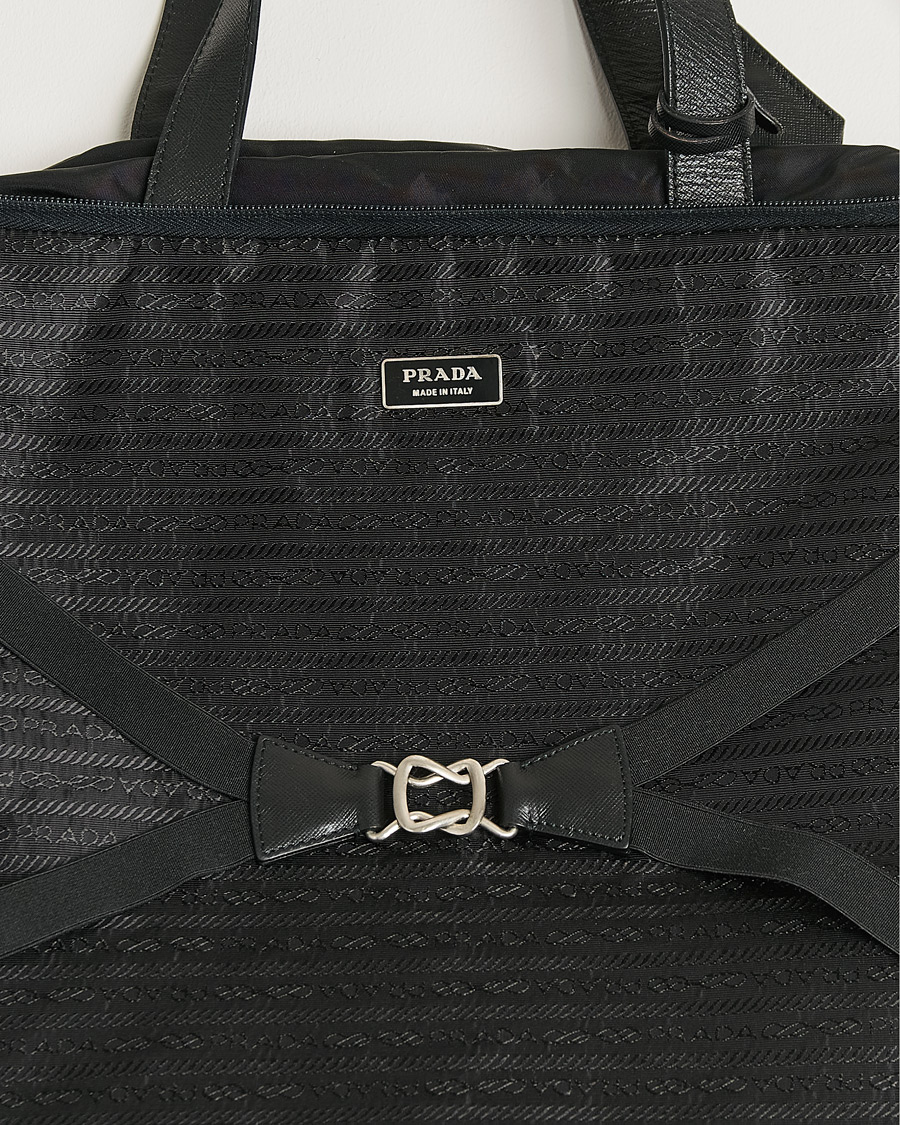 Hombres | Pre-Owned & Vintage Bags | Prada Pre-Owned | Tessuto Nylon Document Bag Black