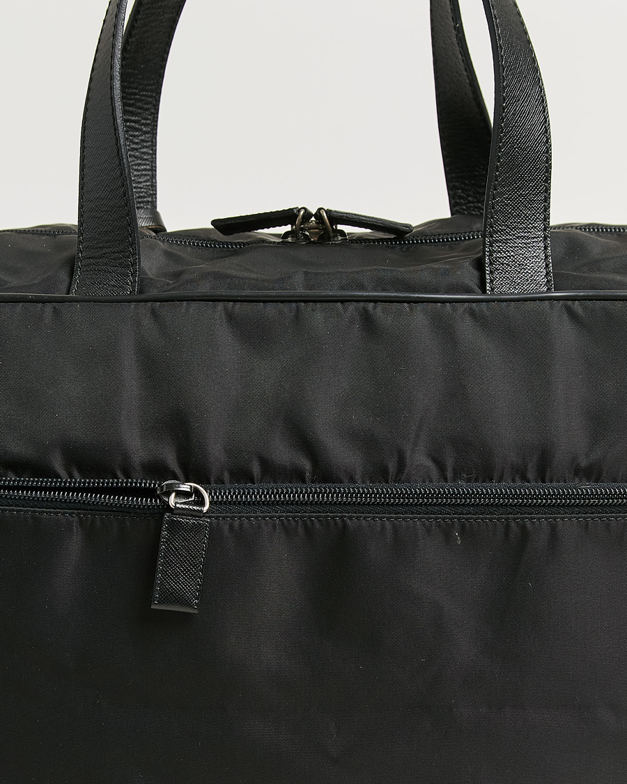 Hombres | Pre-Owned & Vintage Bags | Prada Pre-Owned | Tessuto Nylon Document Bag Black
