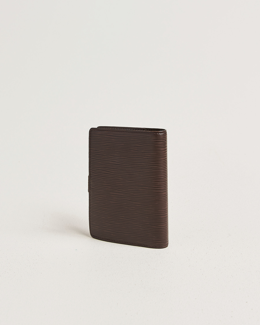 Hombres | Pre-Owned & Vintage Bags | Louis Vuitton Pre-Owned | Small Ring Agenda Cover Epi Leather Brown