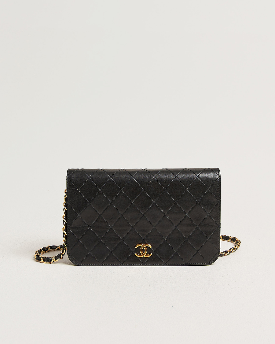 Hombres | Pre-Owned & Vintage Bags | Chanel Pre-Owned | Classic Single Flap Bag Lambskin Small Black