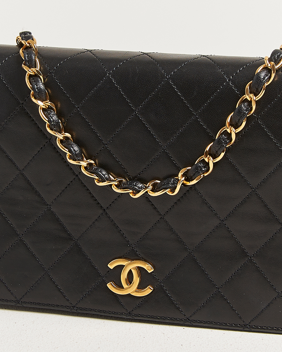 Hombres | Pre-Owned & Vintage Bags | Chanel Pre-Owned | Classic Single Flap Bag Lambskin Small Black
