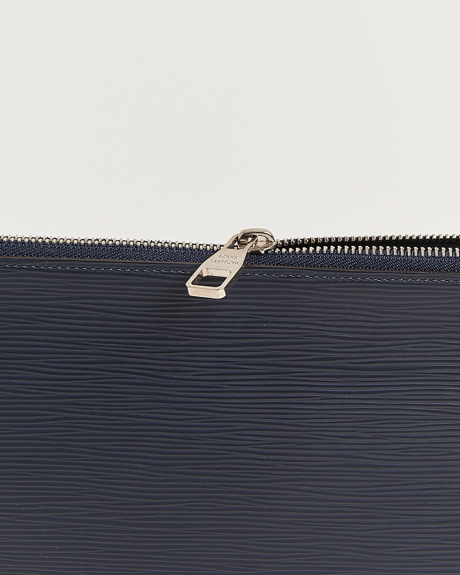 Hombres | Pre-Owned & Vintage Bags | Louis Vuitton Pre-Owned | Porte Documents Epi Leather Navy