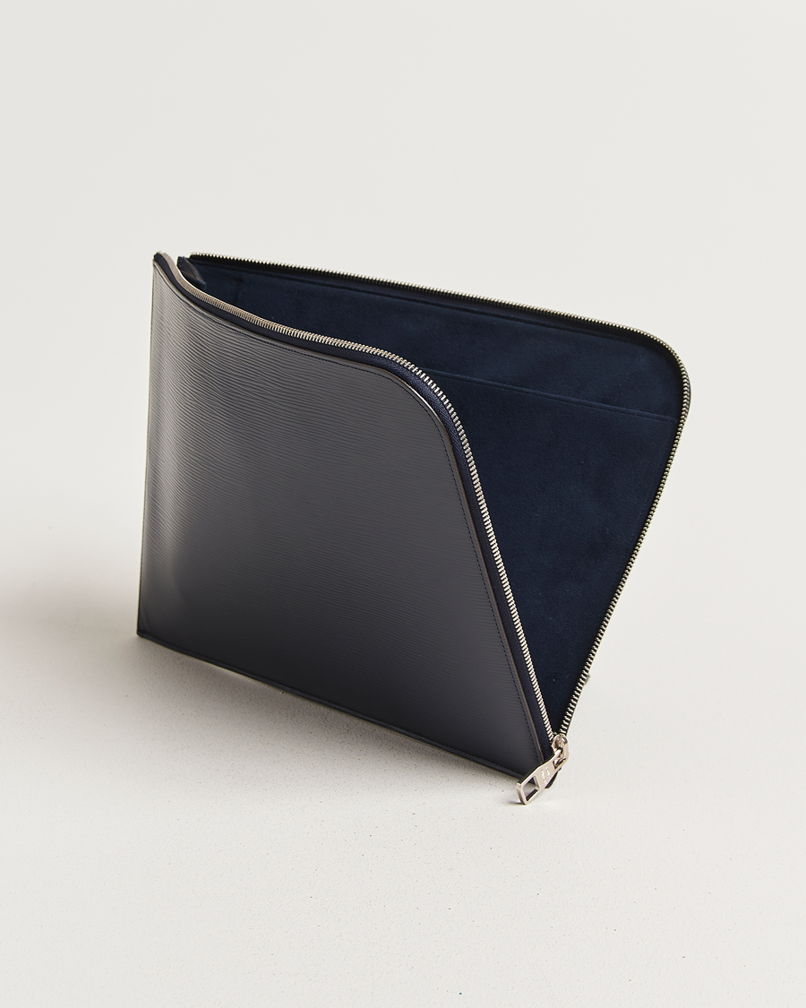 Hombres | Pre-Owned & Vintage Bags | Louis Vuitton Pre-Owned | Porte Documents Epi Leather Navy