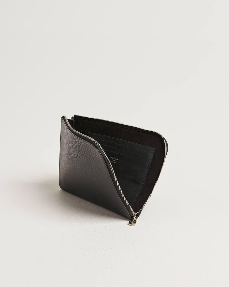 Hombres | Pre-Owned & Vintage Bags | Louis Vuitton Pre-Owned | Porte Documents Epi Leather Black