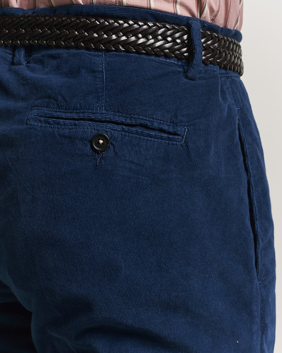 Hombres | Trajes | Massimo Alba | Sloop Corduroy Suit Midnight Blue