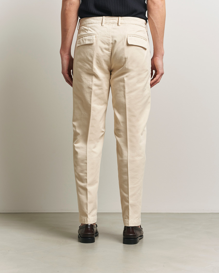 Hombres | Pantalones | Massimo Alba | Ionio Cotton Trousers Light Beige