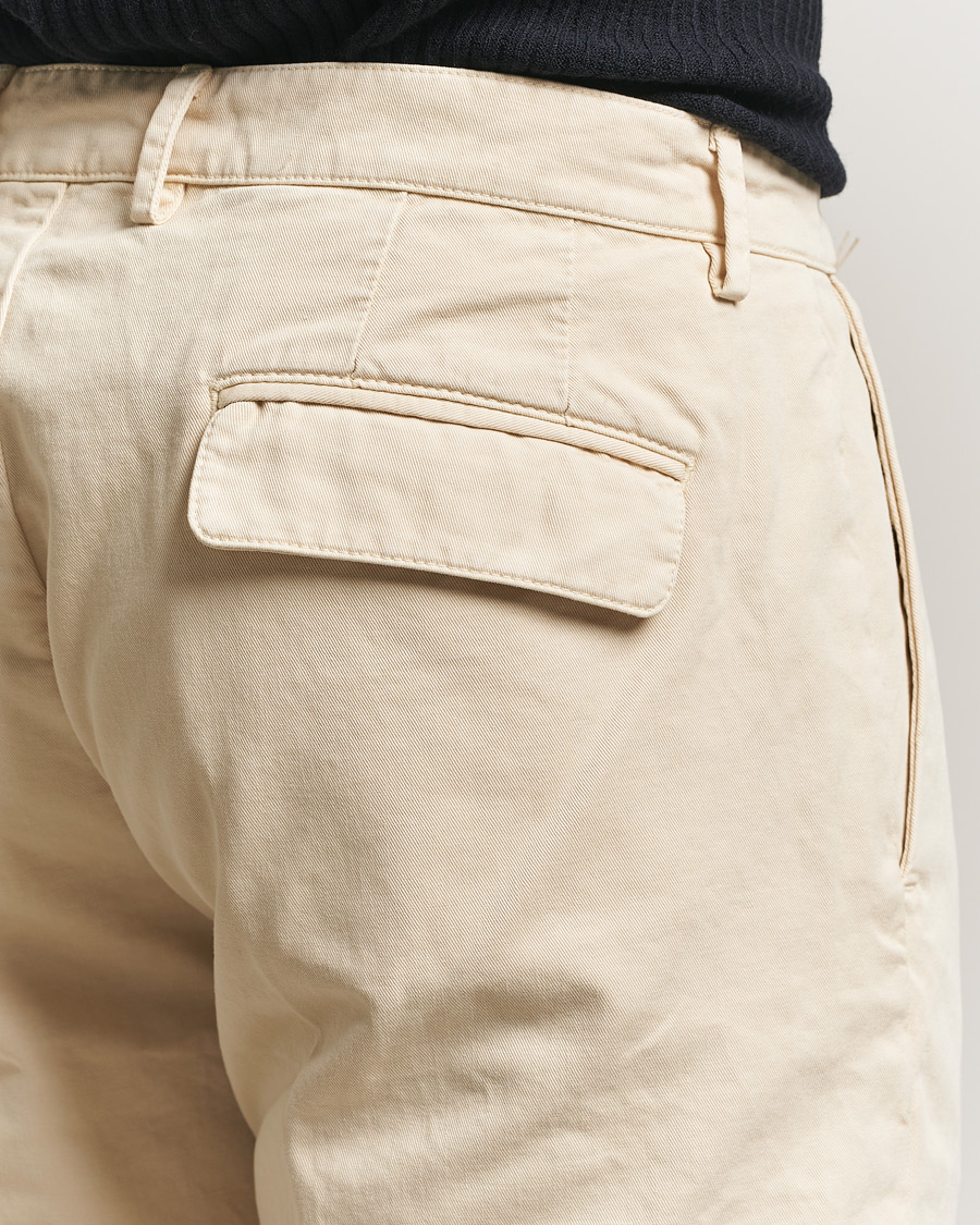 Hombres | Pantalones | Massimo Alba | Ionio Cotton Trousers Light Beige