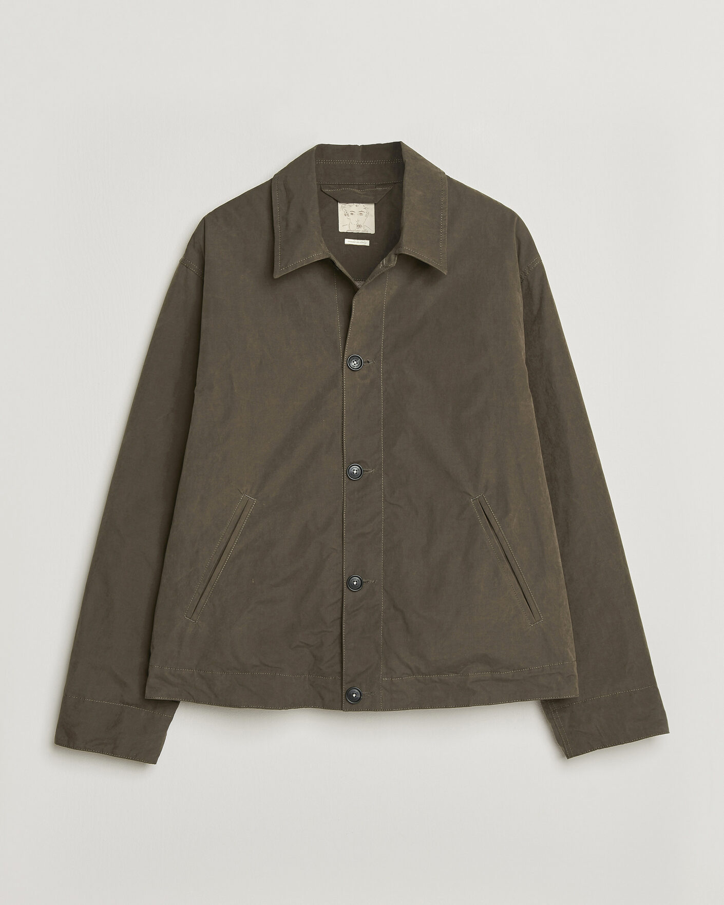 Hombres | Abrigos y chaquetas | Massimo Alba | Lined Cotton Bomber Jacket Hunter