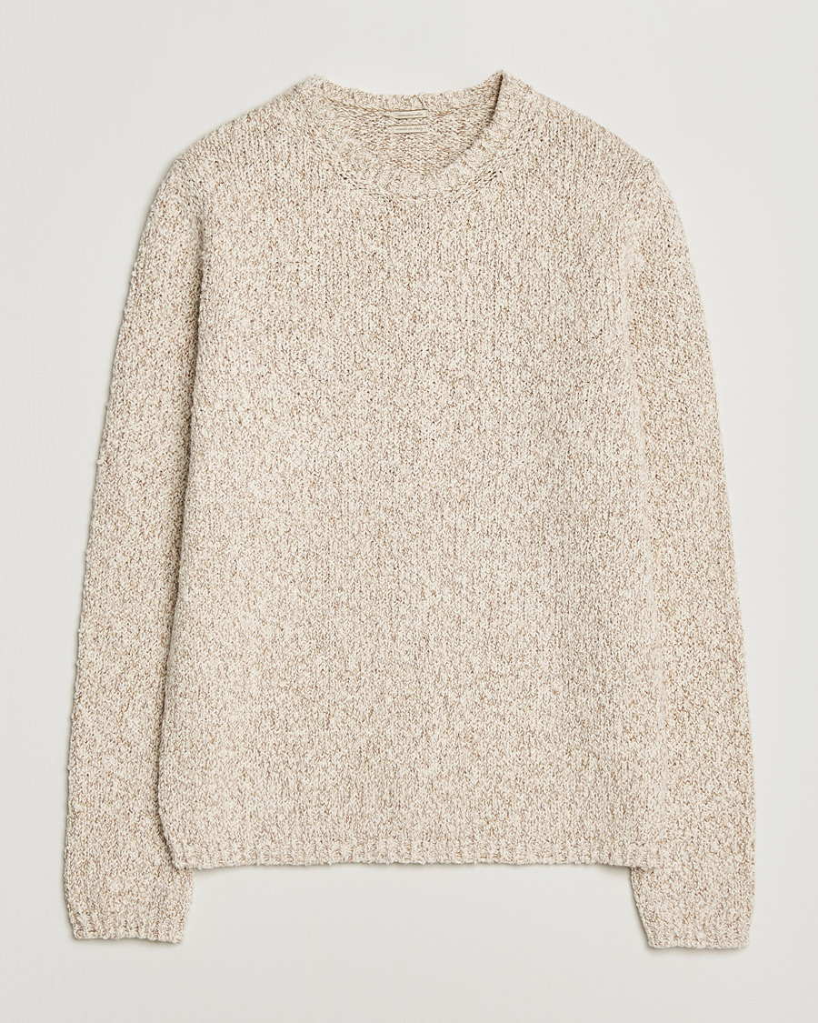 Hombres | Jerséis y prendas de punto | Massimo Alba | Cotton Boucle Sweater Bronze