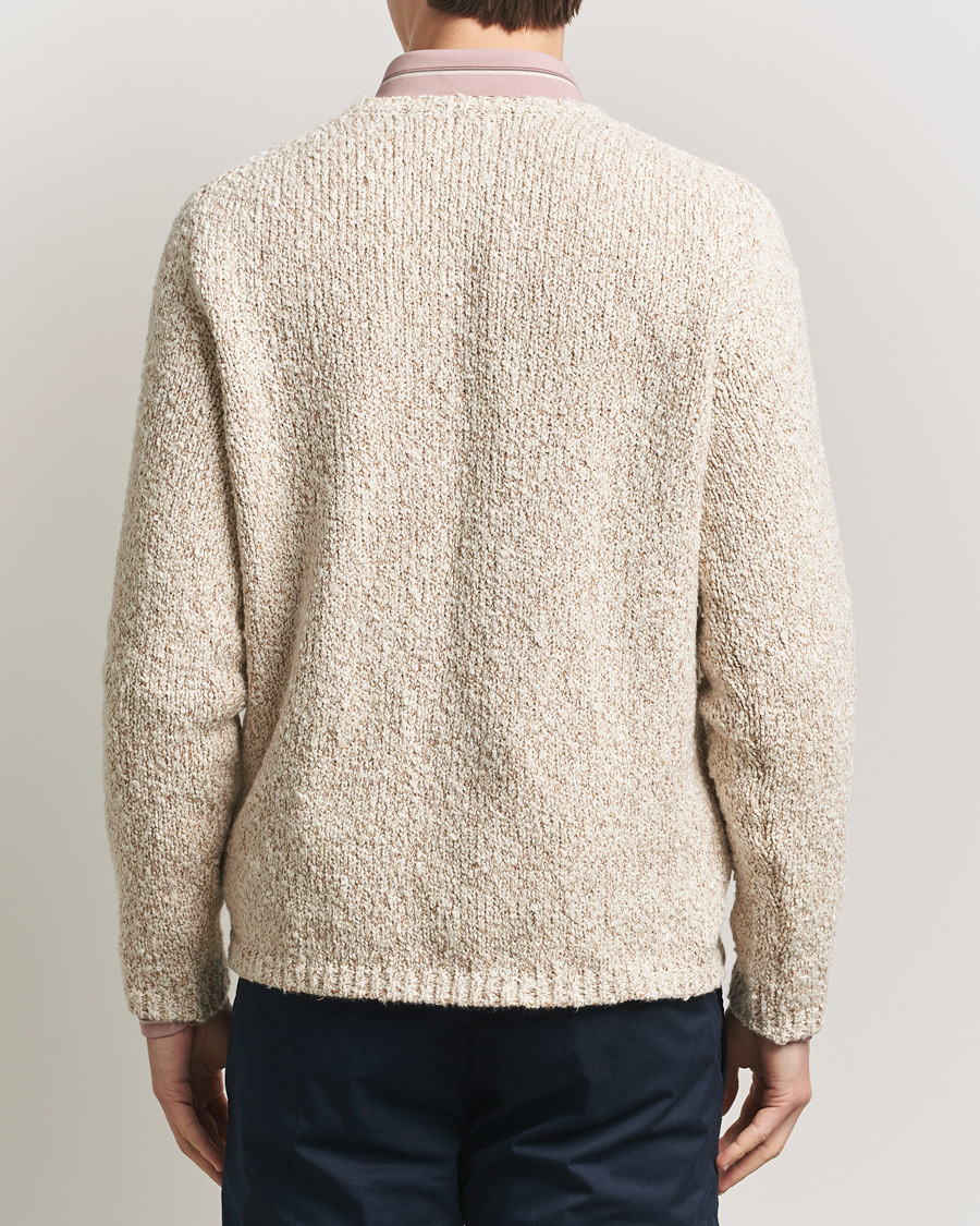 Hombres | Jerséis y prendas de punto | Massimo Alba | Cotton Boucle Sweater Bronze