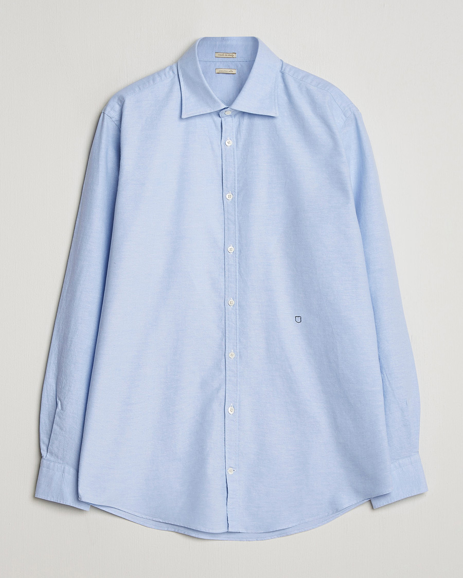 Hombres | Camisas | Massimo Alba | Genova Oxford Shirt Sky Blue