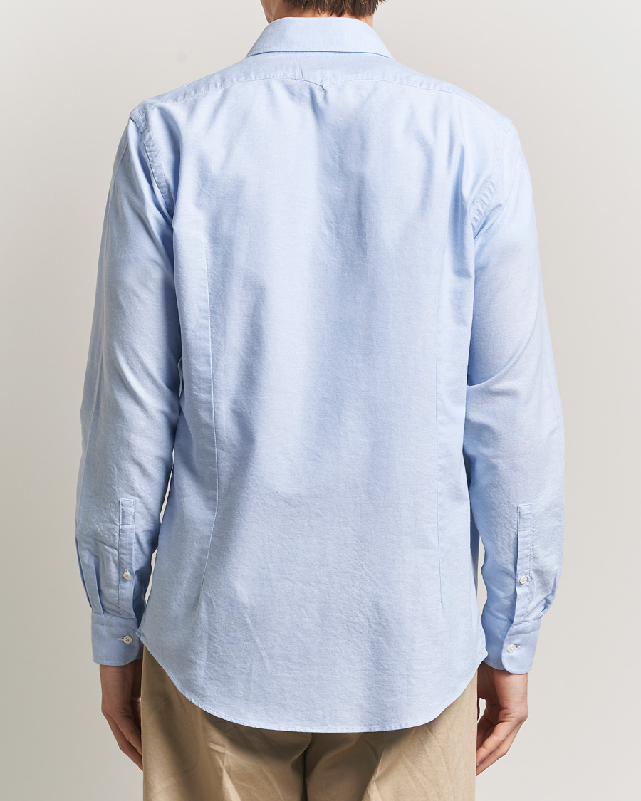 Hombres | Camisas | Massimo Alba | Genova Oxford Shirt Sky Blue