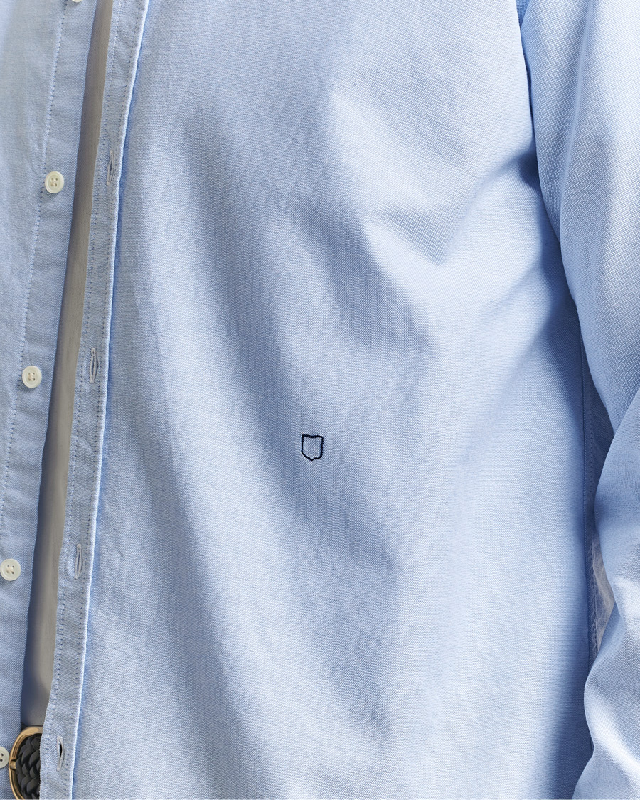 Hombres | Camisas | Massimo Alba | Genova Oxford Shirt Sky Blue