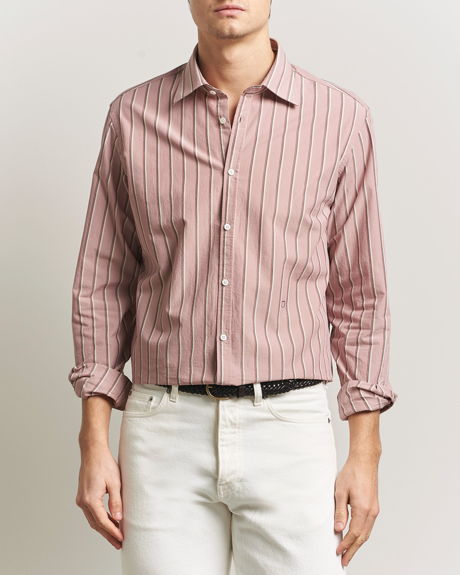 Hombres | Camisas | Massimo Alba | Genova Striped Shirt Old Rose