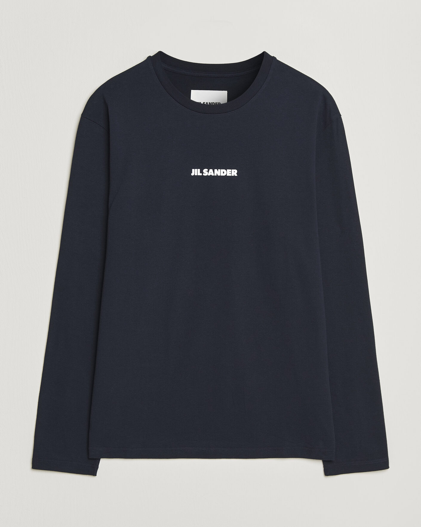 Hombres | Camisetas | Jil Sander | Long Sleeve Logo T-Shirt Navy