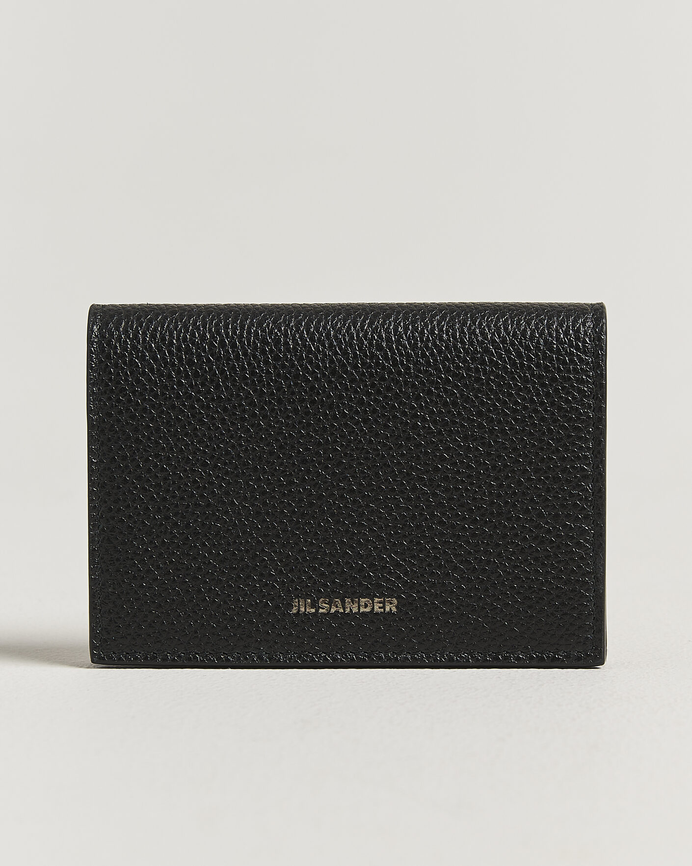 Hombres | Billeteras | Jil Sander | Grain Leather Card Holder Black