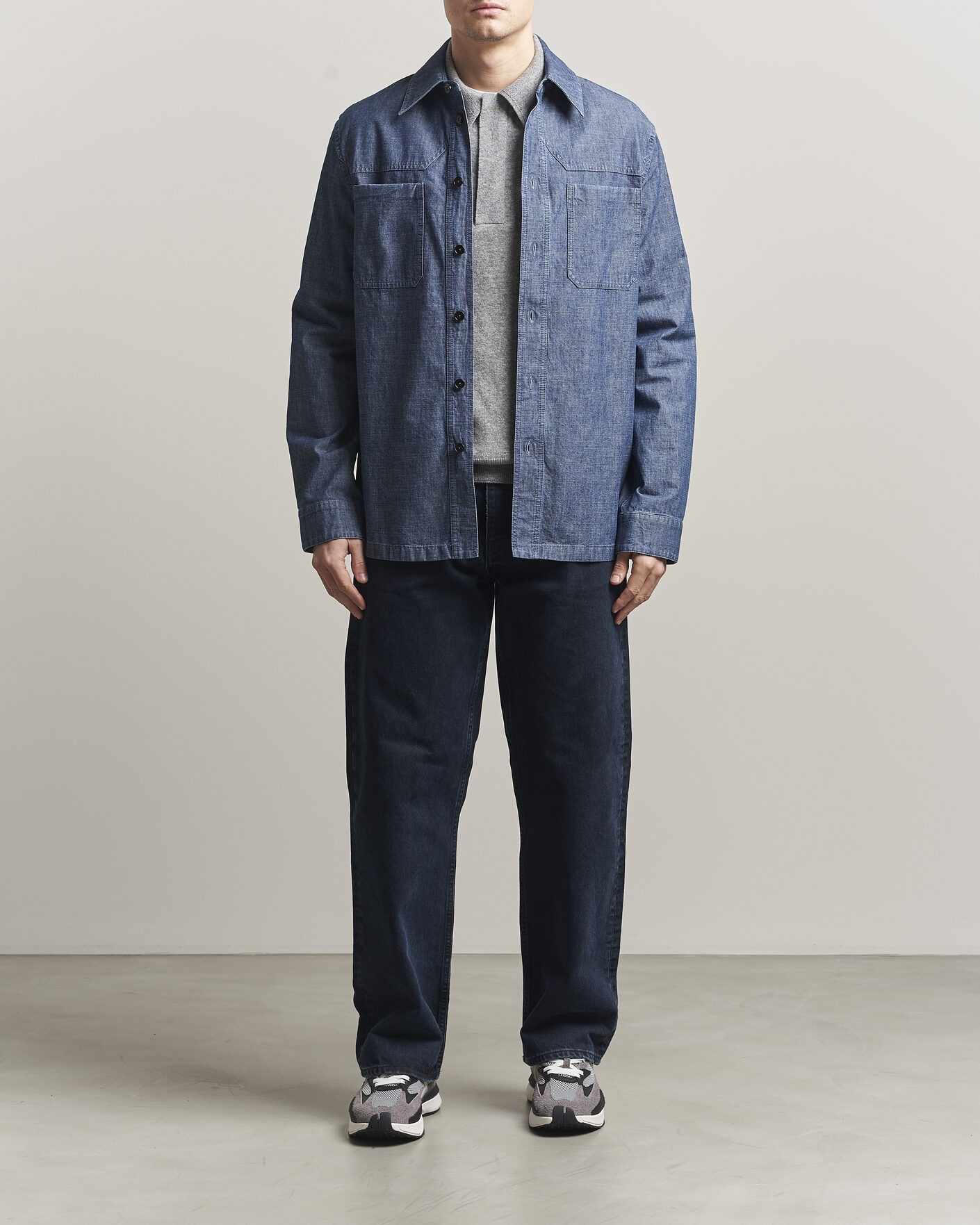 Hombres | Camisas | Jil Sander | Denim Overshirt Indigo Blue
