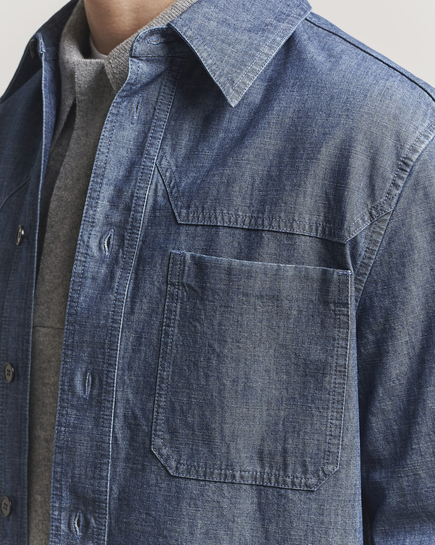 Hombres | Camisas | Jil Sander | Denim Overshirt Indigo Blue