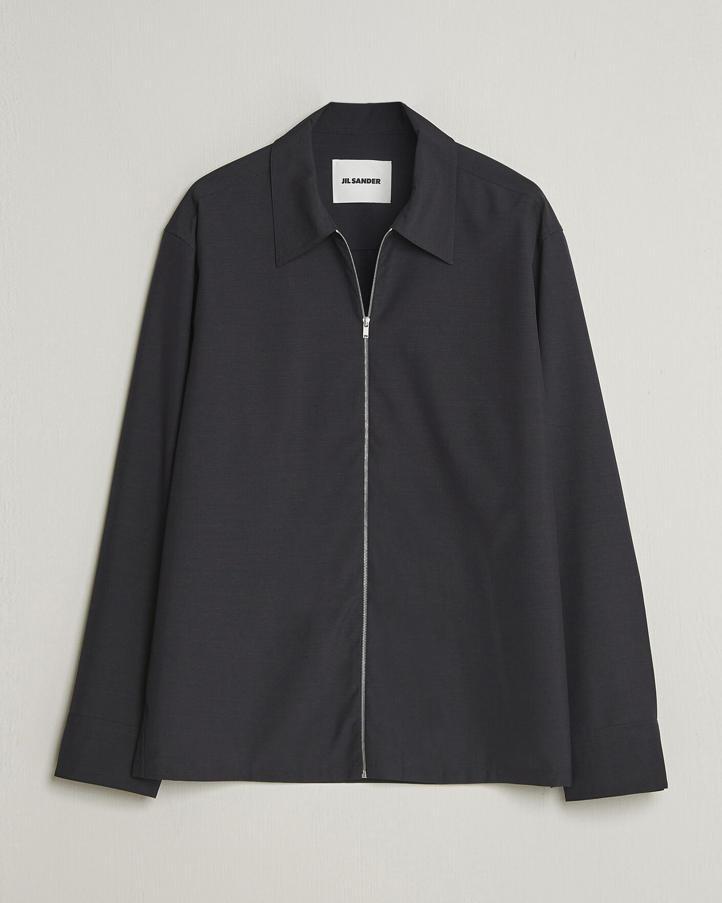 Hombres | Camisas | Jil Sander | Zip Shirt Blouson Navy