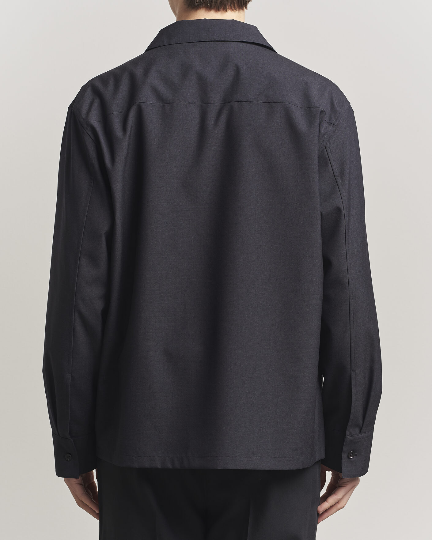 Hombres | Camisas | Jil Sander | Zip Shirt Blouson Navy