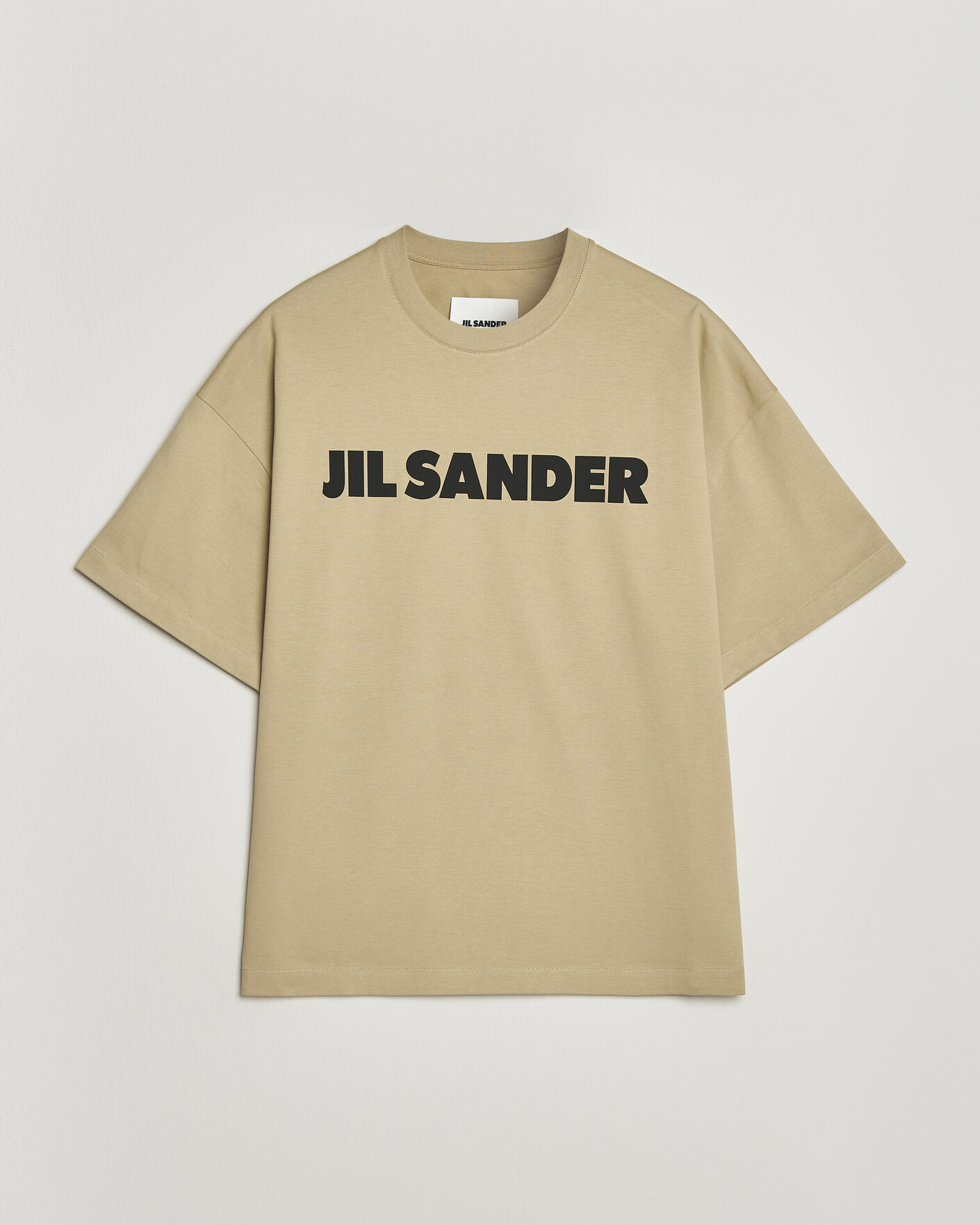 Hombres | Camisetas | Jil Sander | Short Sleeve Logo T-Shirt Khaki