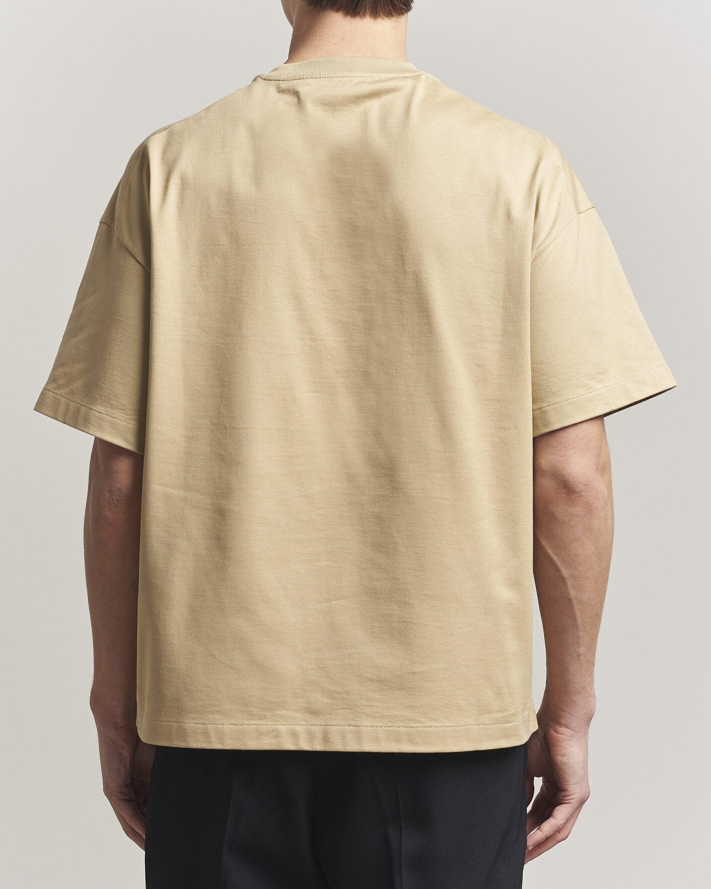 Hombres | Camisetas | Jil Sander | Short Sleeve Logo T-Shirt  Khaki