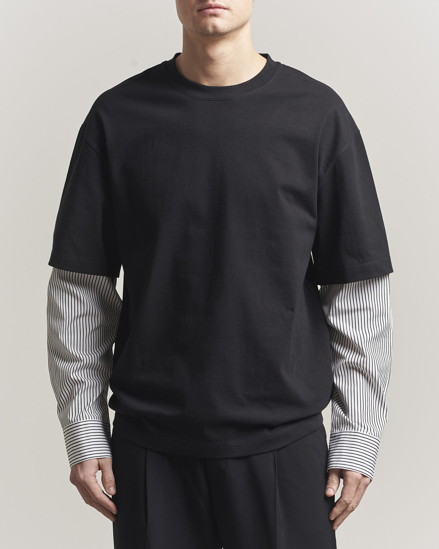 Hombres | Camisetas | Jil Sander | Long Sleeve T-Shirt Black