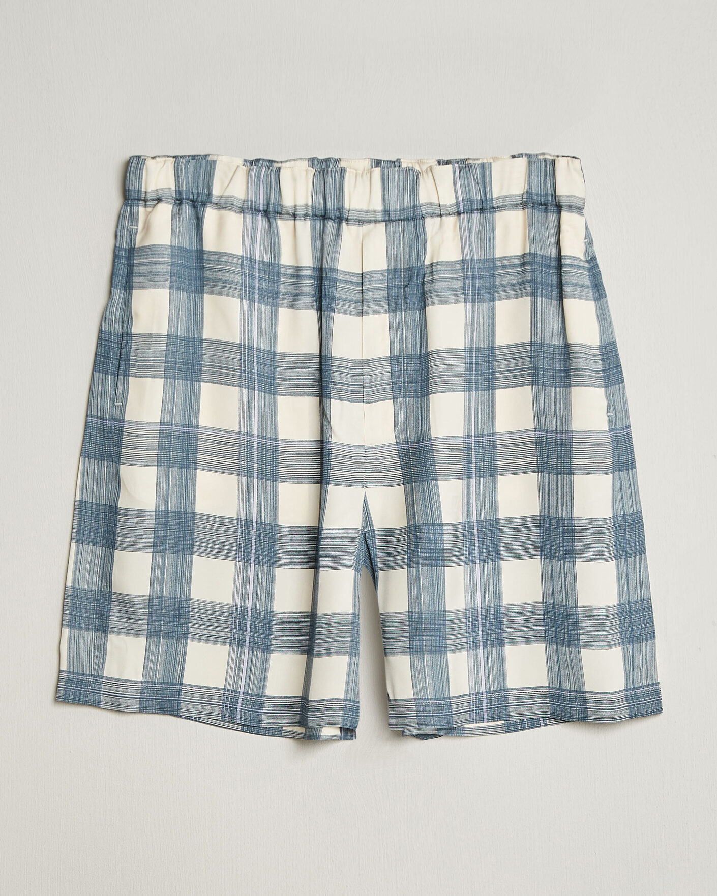 Hombres | Pantalones cortos | Jil Sander | Vichy Check Shorts Blue/White