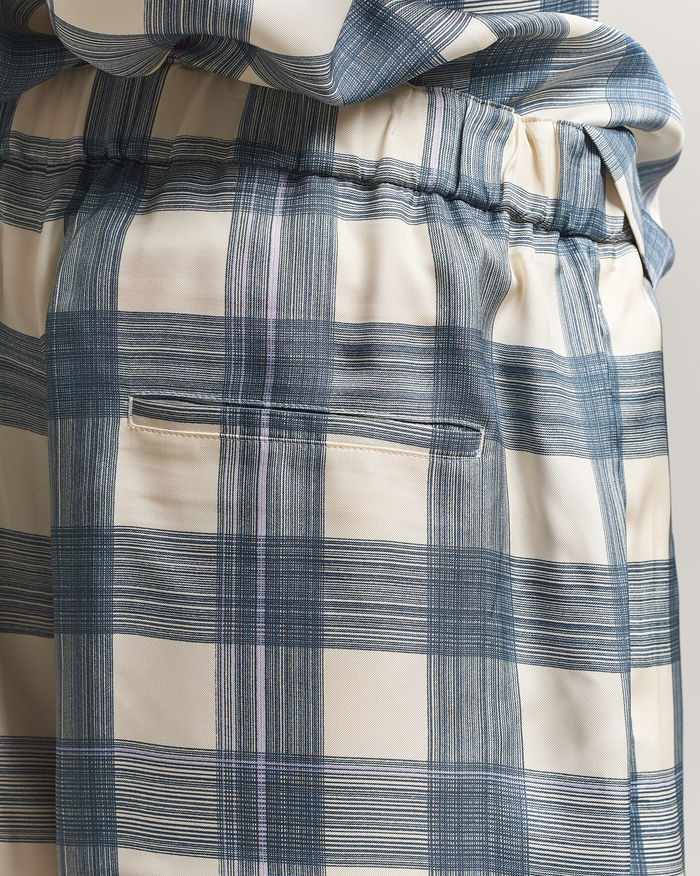 Hombres | Pantalones cortos | Jil Sander | Vichy Check Shorts Blue/White