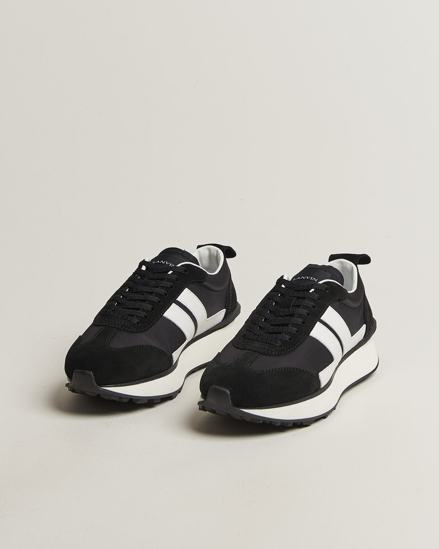 Hombres | Zapatillas | Lanvin | Bumpr Running Sneakers Black/White