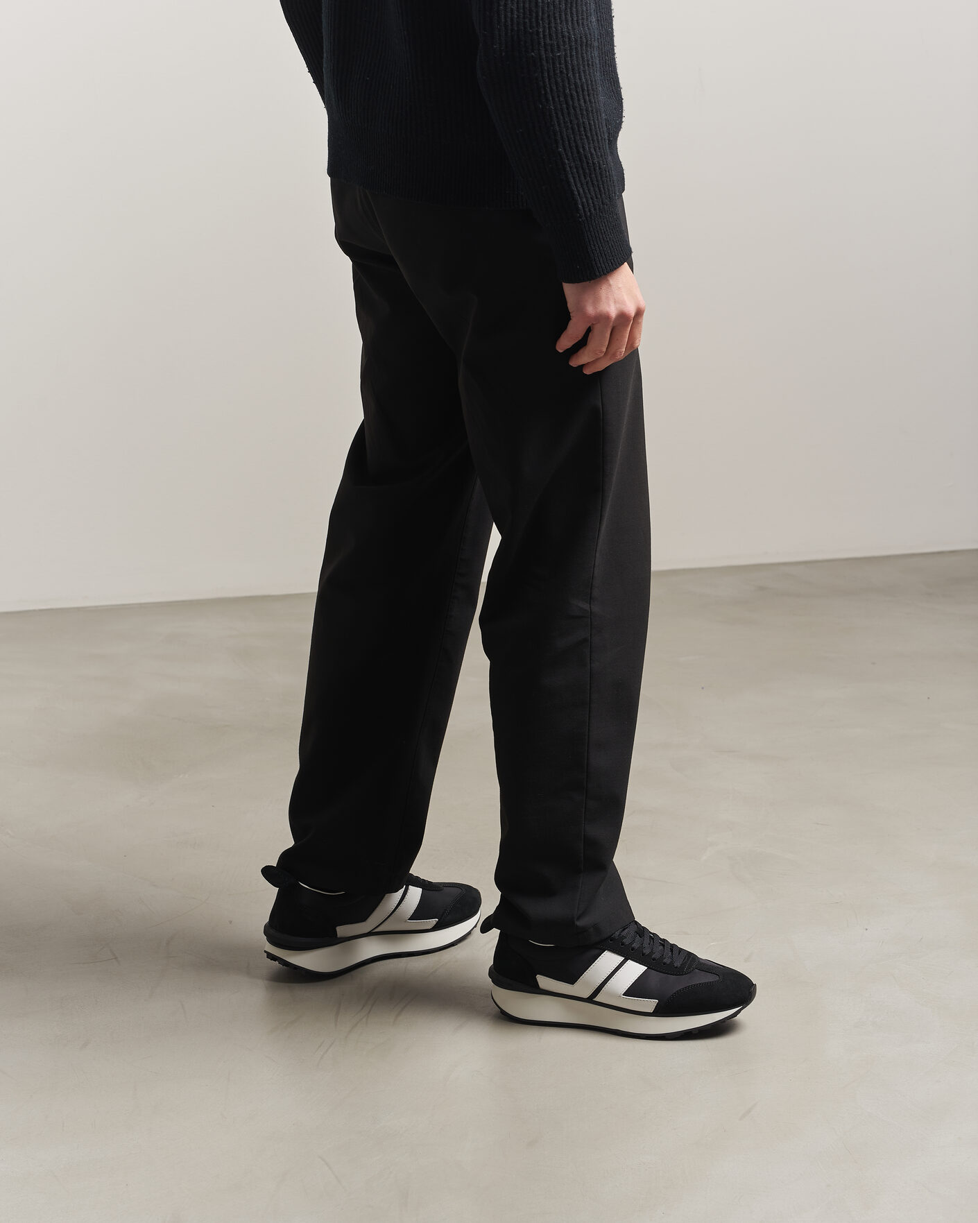 Hombres | Zapatillas | Lanvin | Bumpr Running Sneakers Black/White