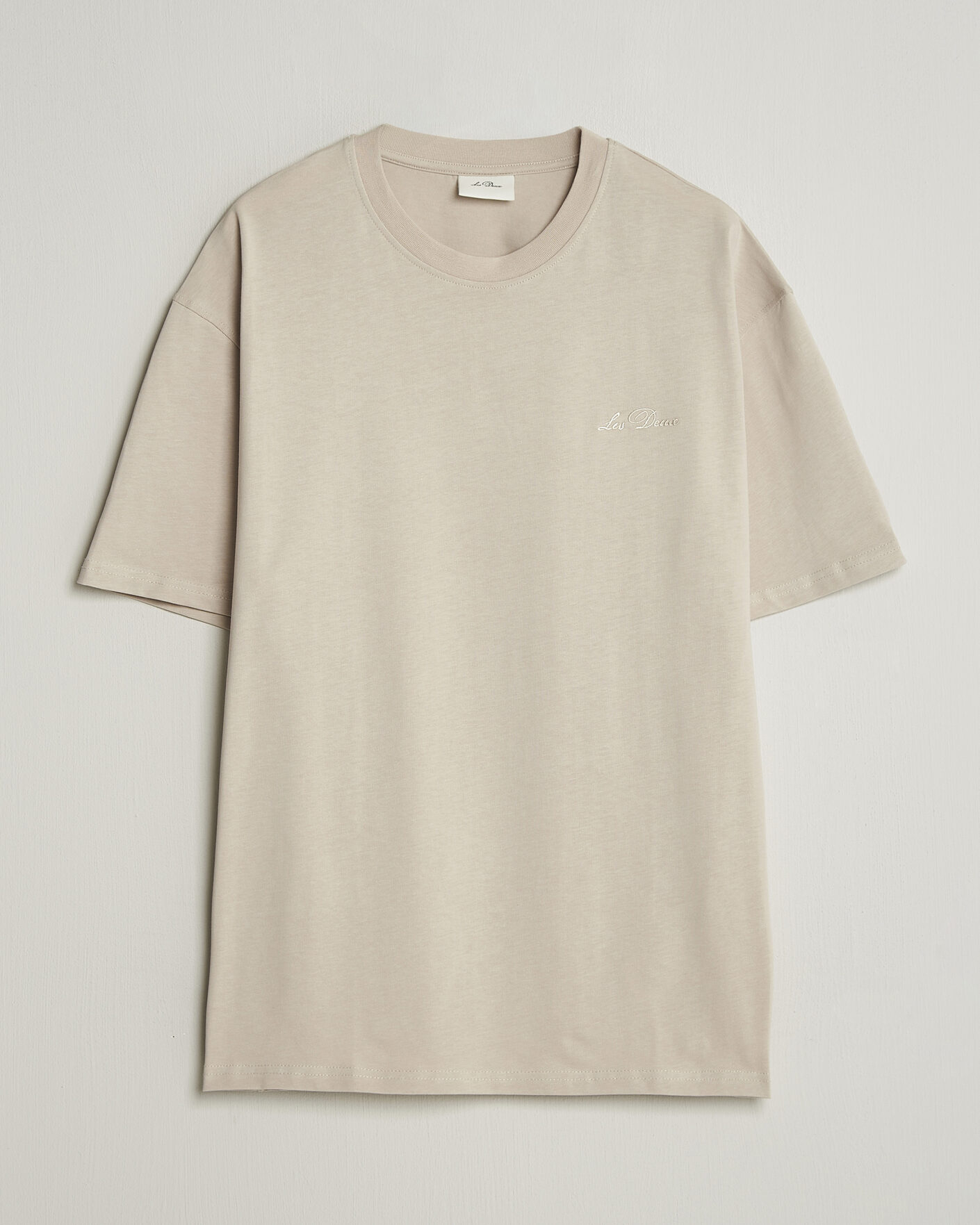 Hombres | Camisetas | LES DEUX | Crew T-Shirt Light Sand