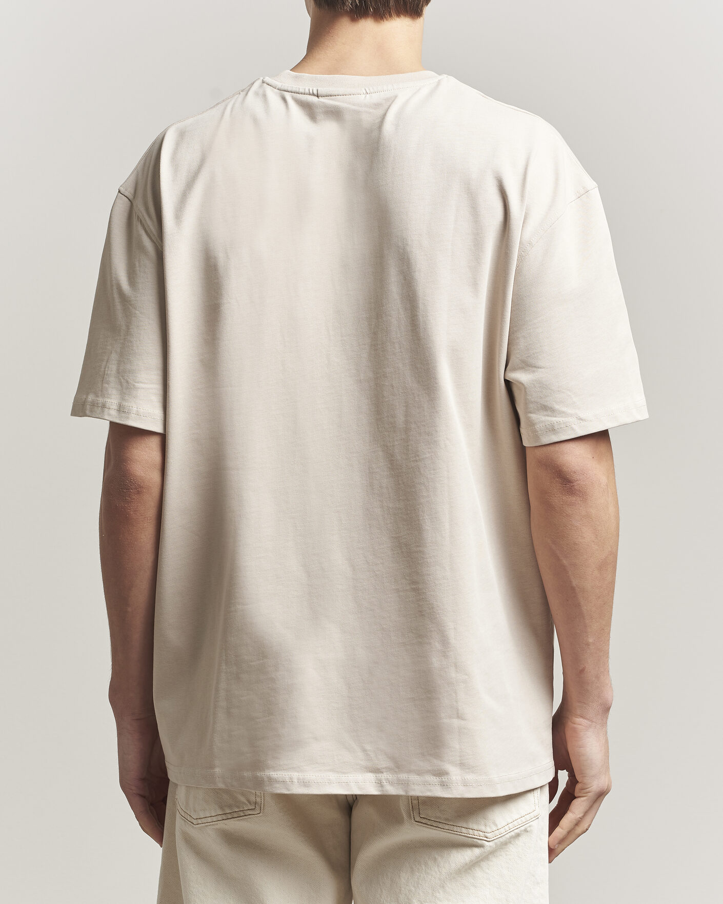 Hombres | Camisetas | LES DEUX | Crew T-Shirt Light Sand