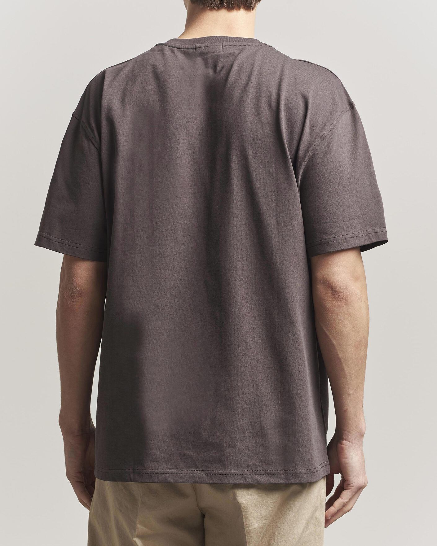 Hombres | Camisetas | LES DEUX | Crew T-Shirt Coffee Brown
